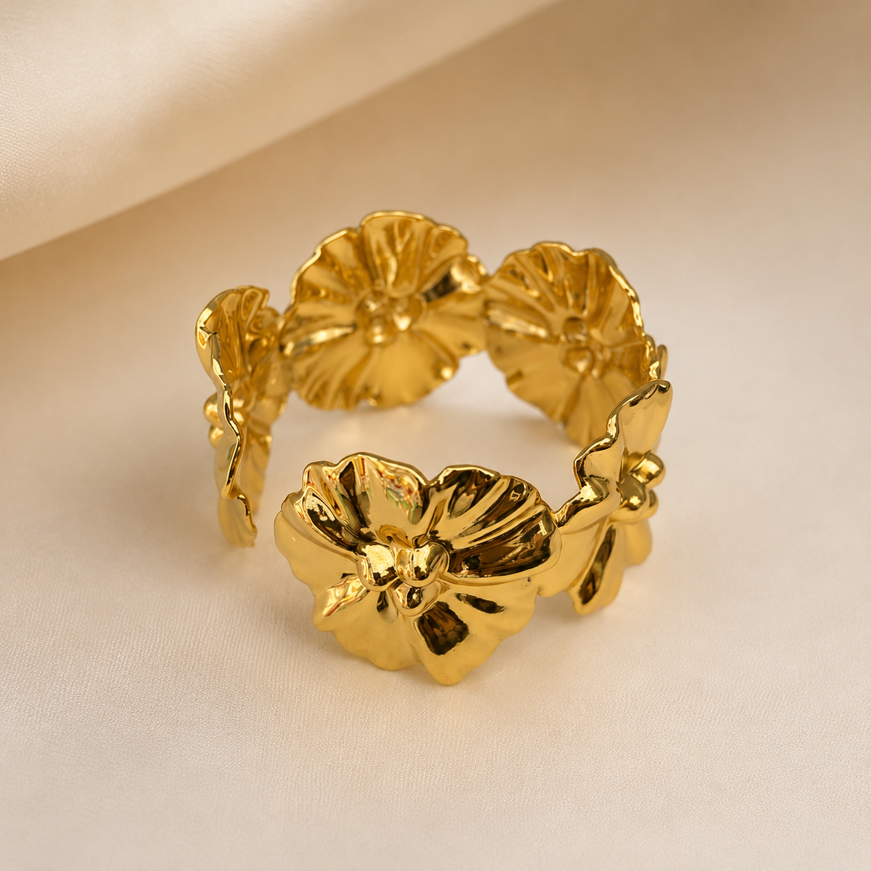 Bracelet Fleur Dorée